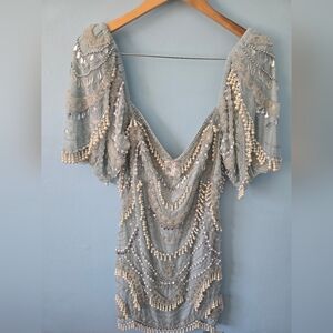 ASOS Embellished Mini Dress